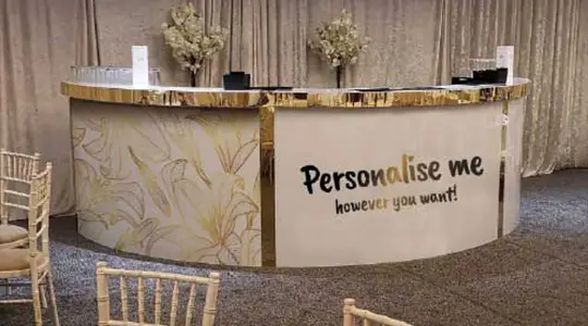 Fruit & Ice Beverages personalised custom bar